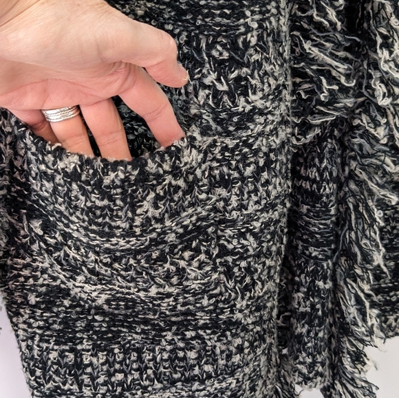 En Creme Open front sweater coat - Picture 7 of 9